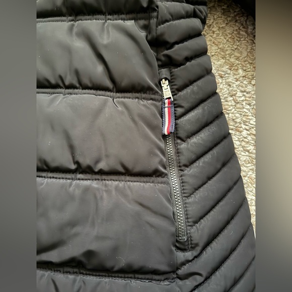 Tommy Hilfiger Quilted Hooded Faux Fur Long Parka Puffer Jacket Size Large - Picture 10 of 15